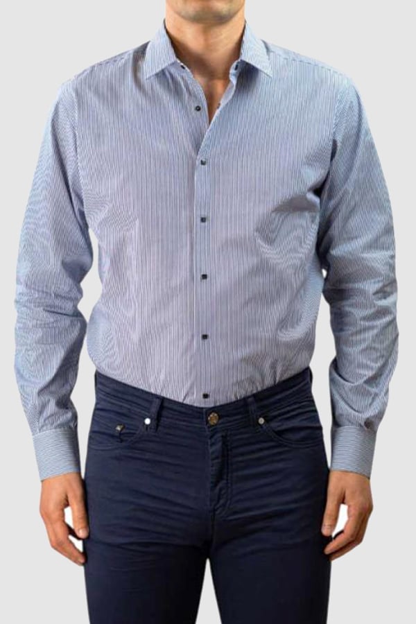 ΠΟΥΚΑΜΙΣΟ KARL LAGERFELD - 690 ΜΠΛΕ